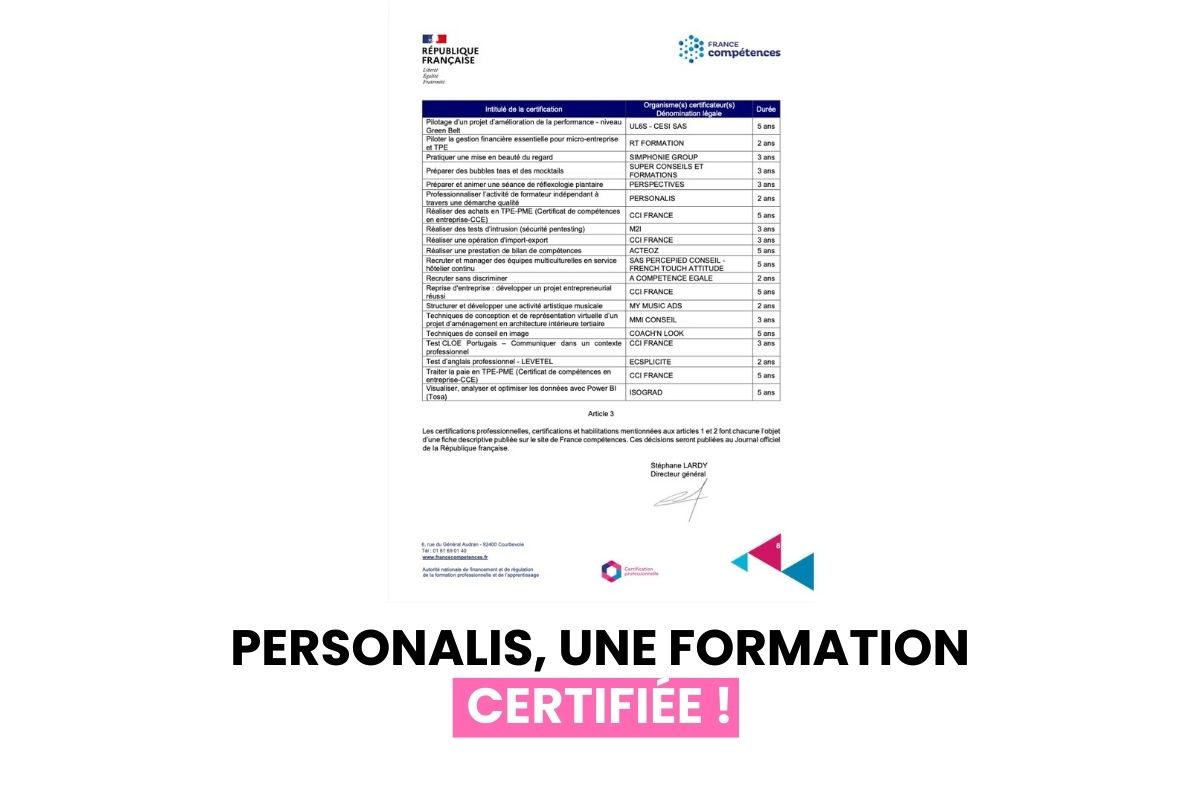 Ma formation certifiante enregistrée au Répertoire Spécifique : une étape clé pour professionnaliser les formateurs indépendants